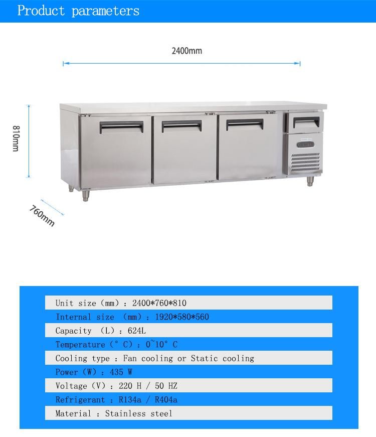 Worktable Chiller/Freezer/Refrigerator