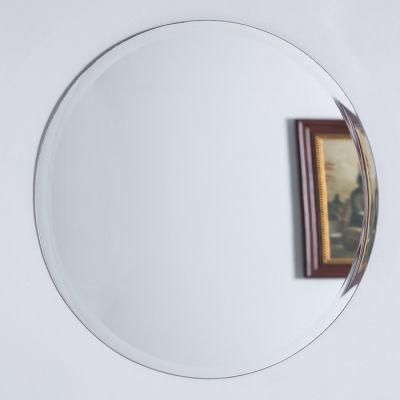 Frameless Round Mirror Bevelled Edge