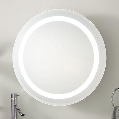 Round Bathroom Backlit Lighted LED Mirror with Touch Sensor