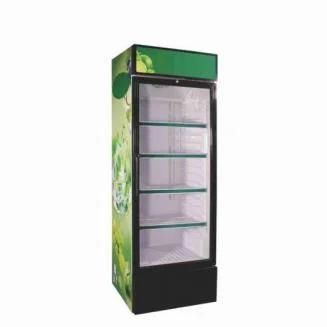 Glass Door Upright Showcase Cooler with Fan Cooling