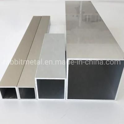 6061-T6 Standard Size Aluminum Rectangle Tube Made in China