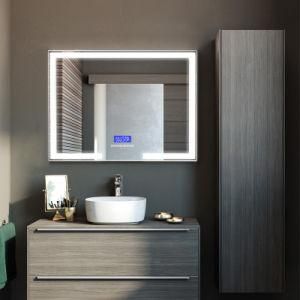 Magic Smart Bluetooth Illuminated Mirror Bathroom LED Mirror with Clock Display