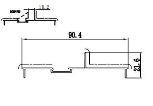 Nepal Pwder Coating Window Frame Aluminium Extrusion Profile Sections