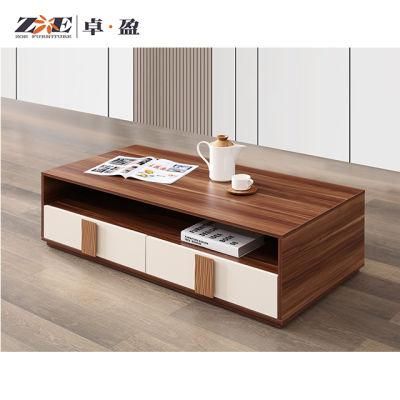 Modern Living Room Furniture Wooden Storage Coffee Table