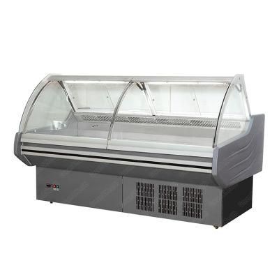 Meat Showcase Cold Deli Showcase Butchery Display Freezer Refrigerator Deli Case