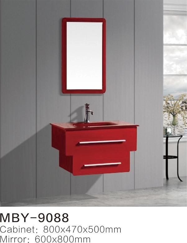 High Quality Wall Mounted Bathroom Cabinet with LED Lights From China