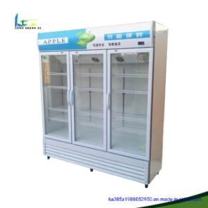 Hotel Sofy-Drinks Cooler Glass Door Used Vertical Soft Drink Cabinet