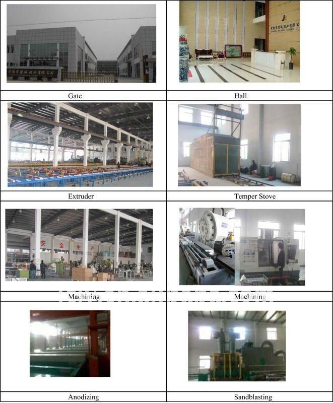 6061-T4 Various Surface Treatment Aluminum Profiles (JC-P-84010)