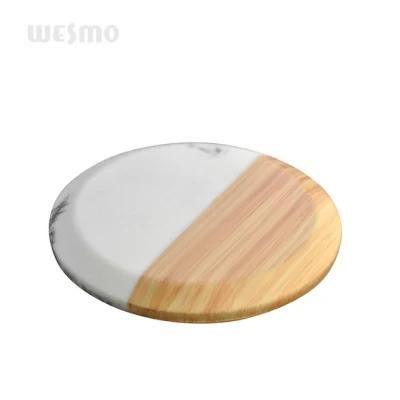 Promotional Gift Polyresin Glass Cup Dining-Table Coaster Set