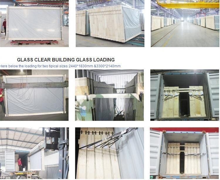 3-12mm Clear Float Annealed Glass with Size 2140 X3660, 2440X1830, 1220X1650