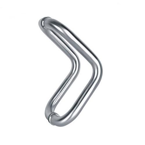 Stainless Steel 304 Bend Pull Handle for Glass Door