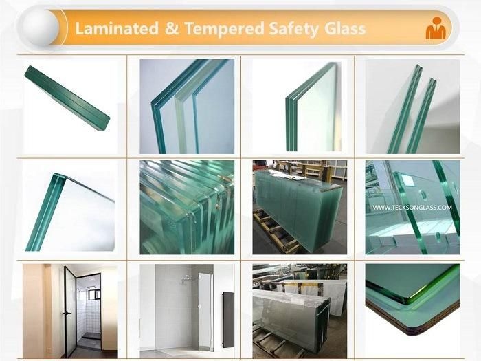 Flat 2mm 2.2mm Clear Float Tempered Glass with 1600*2200
