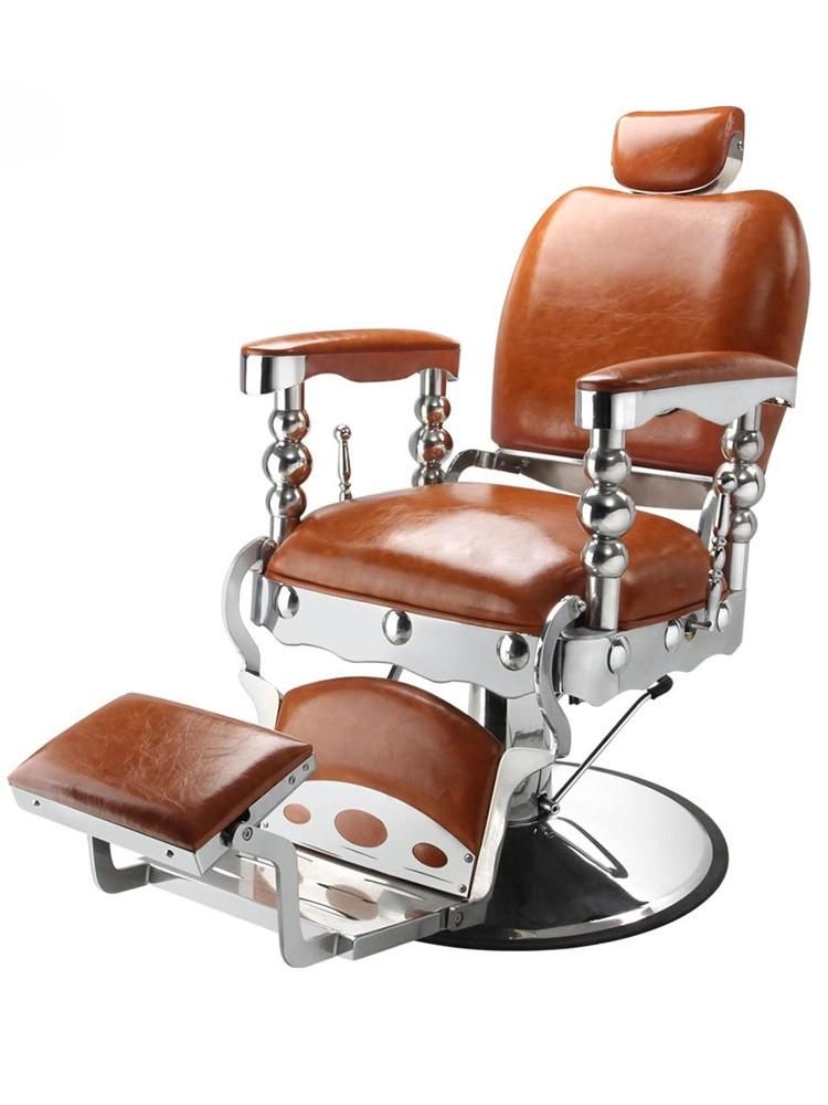 Hl-9269A Salon Barber Chair for Man or Woman with Stainless Steel Armrest and Aluminum Pedal
