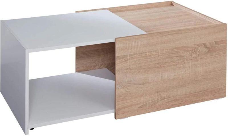 Modern Design Melamine Surface MDF Wooden Coffee Table
