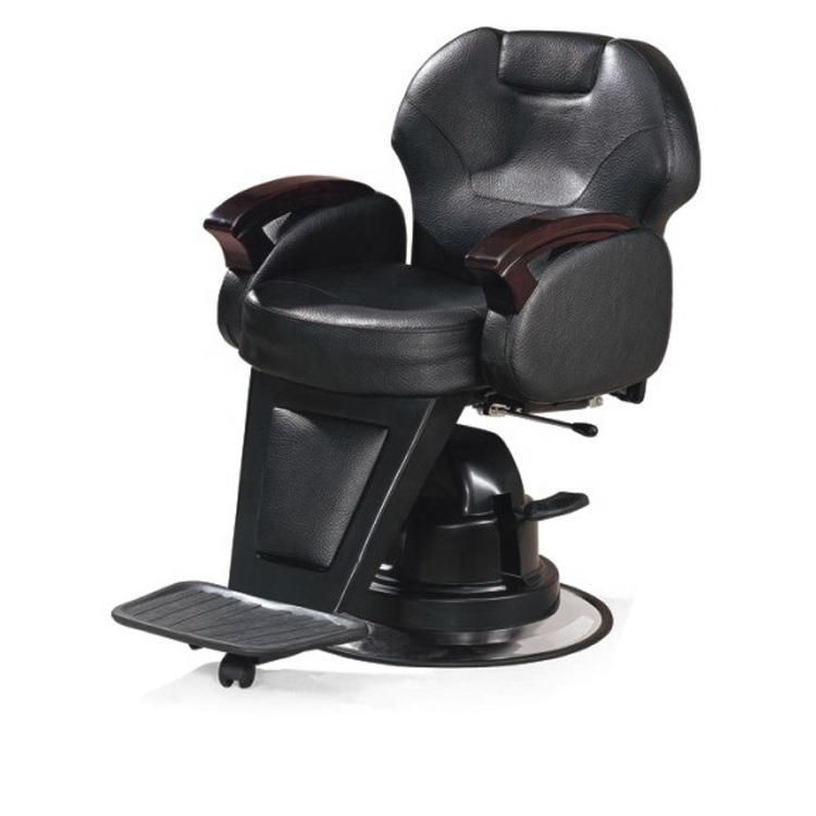 Hl-9007 Salon Barber Chair for Man or Woman with Stainless Steel Armrest and Aluminum Pedal