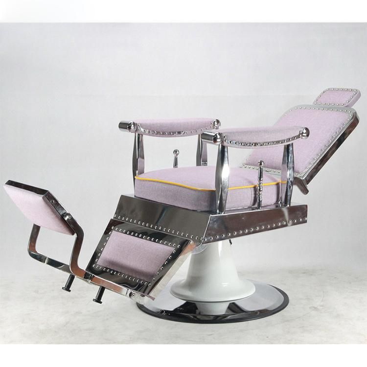 Hl-9271 Salon Barber Chair for Man or Woman with Stainless Steel Armrest and Aluminum Pedal