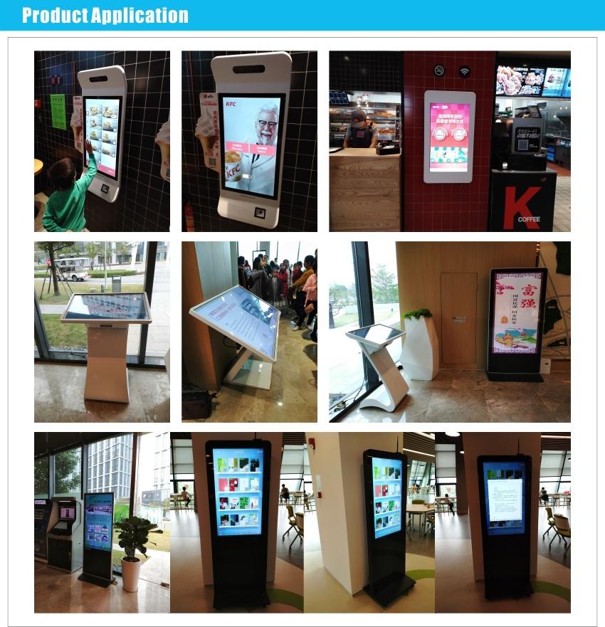 Hanging Double-Sided LCD Screen Player WiFi Advertising Display for Showcase, Glass Wall, Window