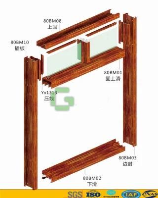 Aluminum Profile Sliding Windows 6063-T5 Aluminium Windows and Door Material Sliding Door