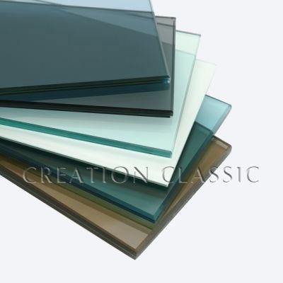 Tempered Extra Clear Float Glass Laminated Glass with SGS