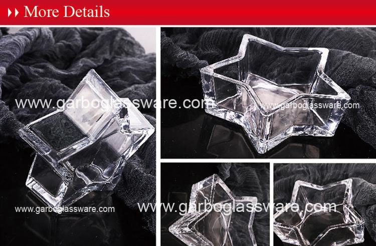 Machine Made Cheap Clear Wedding Decoration Romantic Glass Candle Holder for Christmas House Party