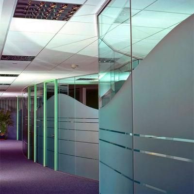 Workstation Glass Wall Section Frame Extrusion Aluminum Profile for Office Partition Room Series