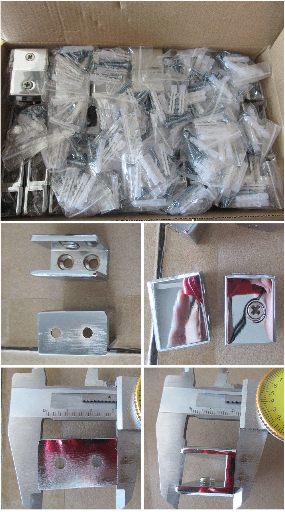 High Quality Hardware Metal Bracket Glass Bathroom Clip