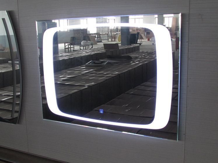 2022 Hot Sale Square Shape Bathroom Backlit Mirrors with LED Lights