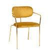 Modern Luxury Golden Stacking Metal Hotel Restaurant Wedding Banquet Chiavari Dining Chair