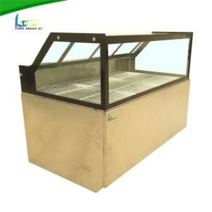 Lsx Competitive Price Glass Window Meat Cooling Showcase