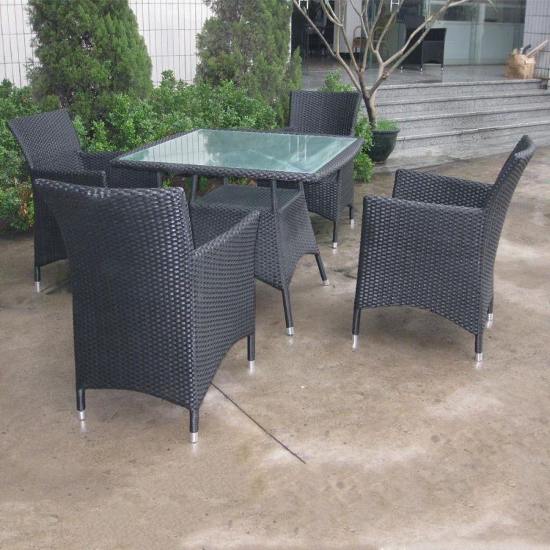 Garden Rattan Dining Sofa Aluminum Round Wicker Retro Diner Furniture