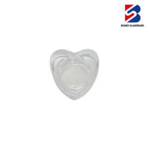 Christmas Party Decoration Heart-Shaped Glass Candle Holder