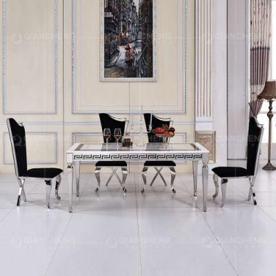 Modern European Style Dining White Marble Tables for 5 Star Hotel