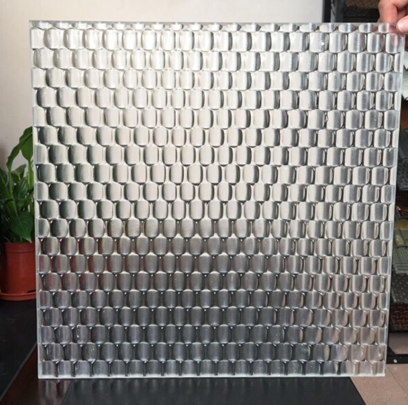 Wall Decor Glass with Hot Melt Technics for Wall Decor (MR-SJ-1004)