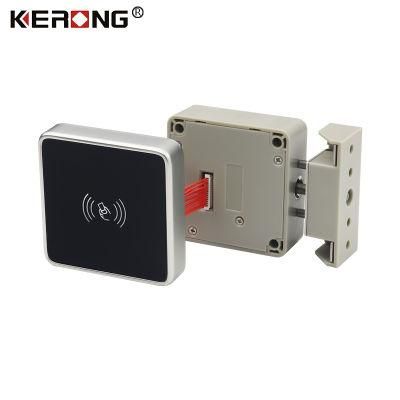 KERONG Smart Swimming Pool Electric Waterproof RFID Swing Touch Tempered Glass Storage Cabinet Latch Lock