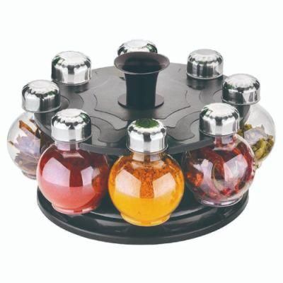 8 Pieces Revolving Plastic Spice Rack