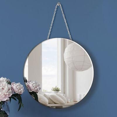 Modern Easy to Maintenance Bathroom Furniture Beveled Edge Mirror Tile