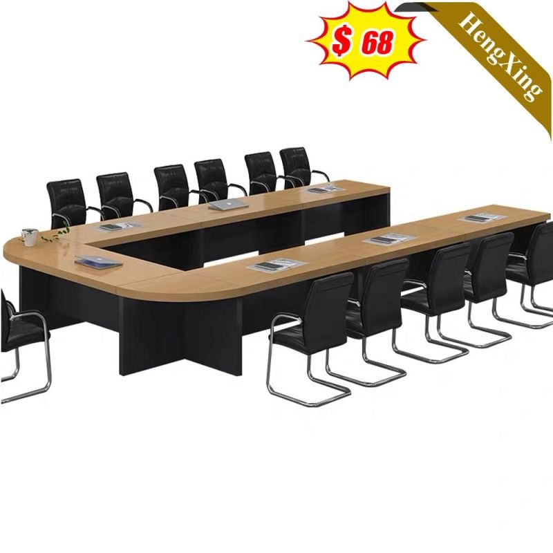 School Furniture Wooden Meeting Table Executive Glass Office Desk