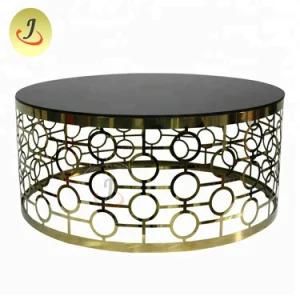 Good Quality Stainless Steel Leg Round Coffee Table