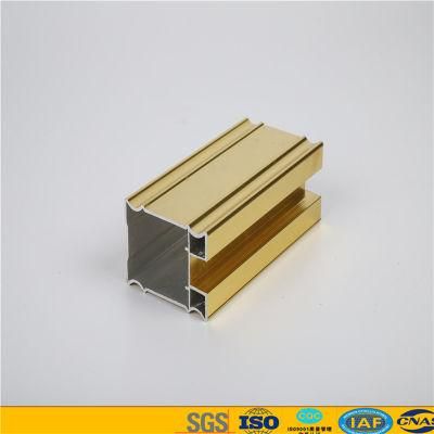 Aluminium Profiles with Anodized Gold Color