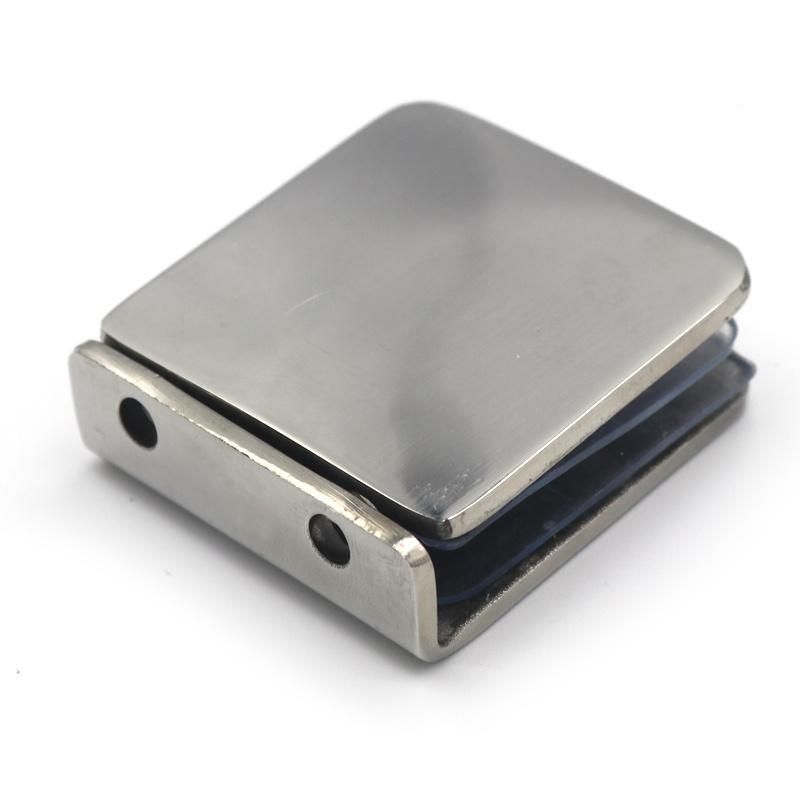 Tempered Stainless Steel 180 Degree Glass Clamp Hinge