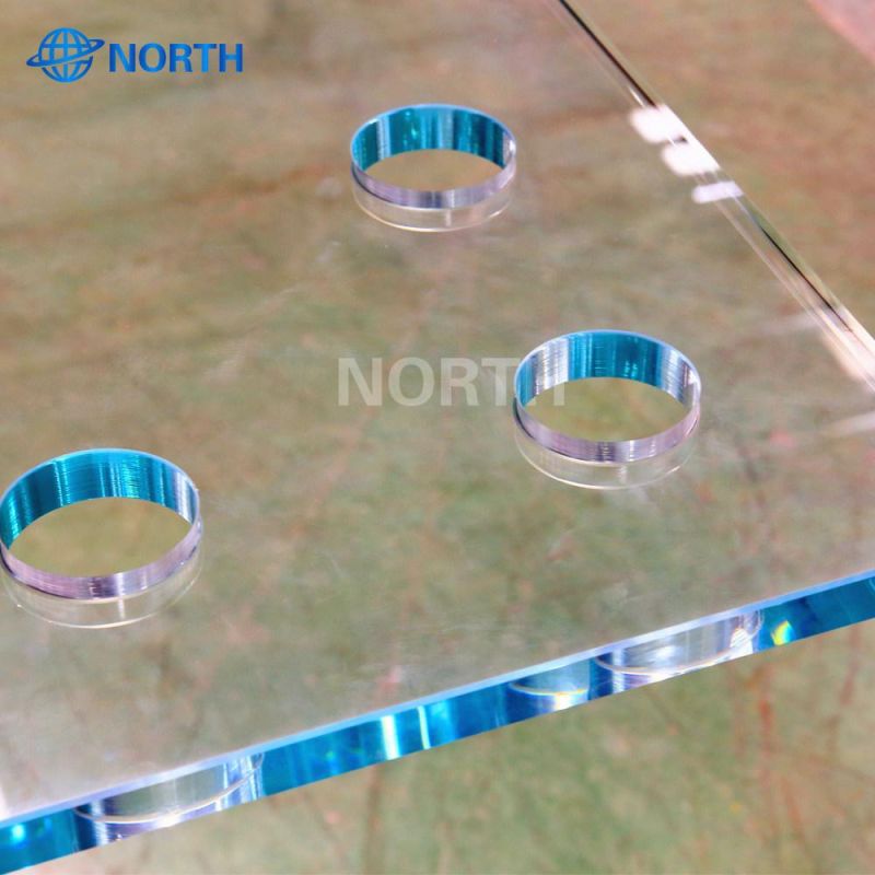 Wholesale 3 4 5 6 8 10 mm Thick Blue Grey Bronze Color Reflective Glass/ Online Offline Low E Glass/ Starphire Extra Ultra Clear Low Iron Frosted Float Glass