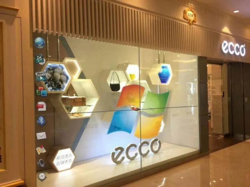 New Products Advertising Display Glass Showcase