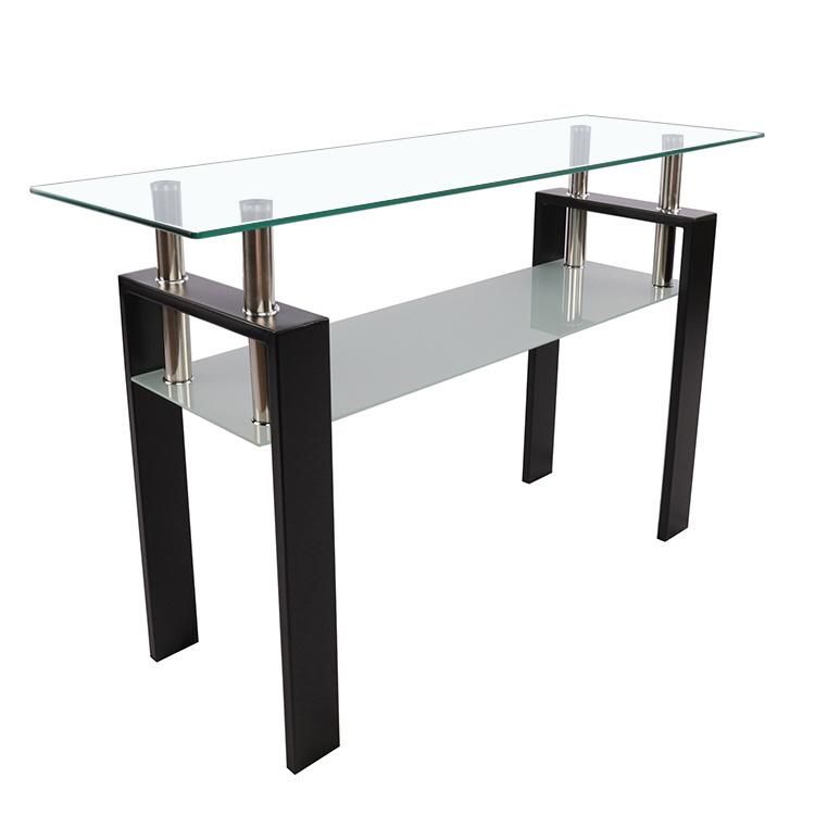 Hot Selling Modern Tempered Glass Coffee Table Mirrored