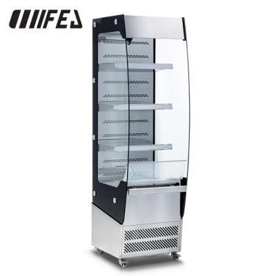 Upright Triple Glass Door Refrigerated Pastry Case Display Showcase Cabinet Cooler Refrigerator Fs-220L