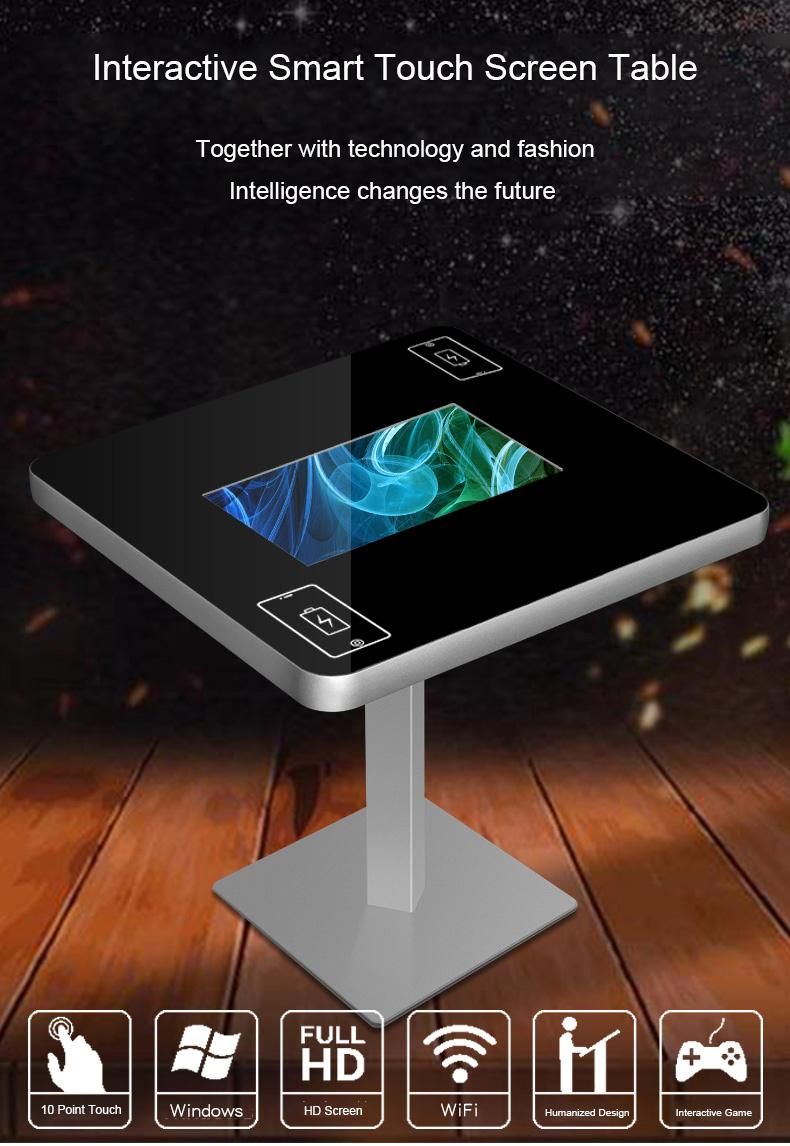 21.5 Inch Cafe Waterproof Android/PC Multimedia LCD Interactive Touch Coffee Table Smart Table