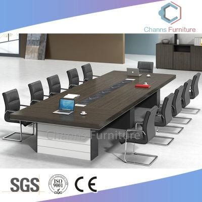 New Design Office Furniture Melamine Big Size Meeting Table (CAS-CA04)