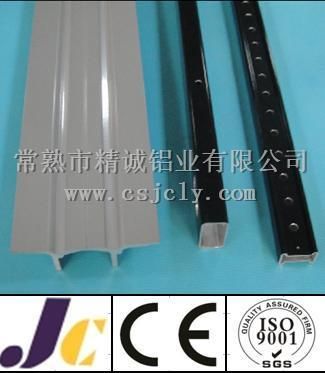 Black and White Powder Coated Aluminum Extrusion Profile (JC-W-10018)