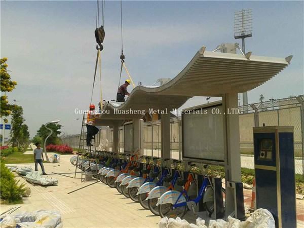 Stainless Steel Outdoor Economic Bus Stop Shelter (HS-BS-D043)