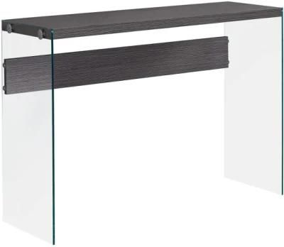 Glass Furniture Grey Console Sofa Table Desk