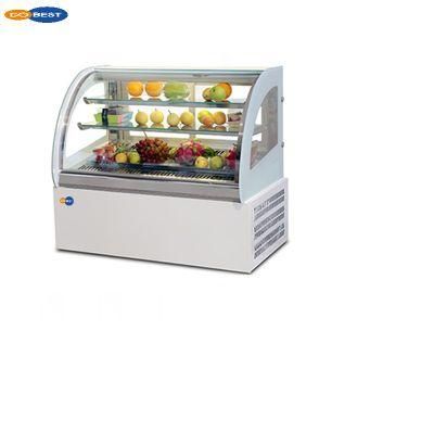Hot Sale Arc Counter Top Gelato Display Showcase Ice Cream Cabinet Display Freezers / Cake Showcase